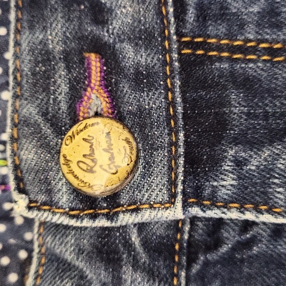 Robert Graham Mens 40 Classic Yates Med Wash‎ Denim Blue Jeans Casual Big & Tall - Picture 4 of 11